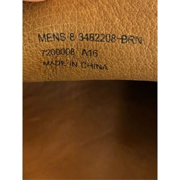 Frye Men\'s Driving Brown Suede Loafers Shoes sz 8 main image 5